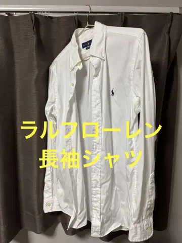 랄프 로렌 긴팔 셔츠 화이트 컬러