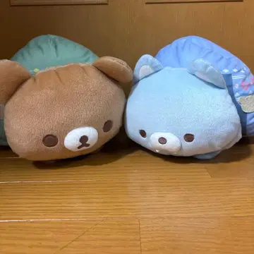 리락쿠마 코모레비 캠핑 텐트에서 휴식 봉제 인형 BIG