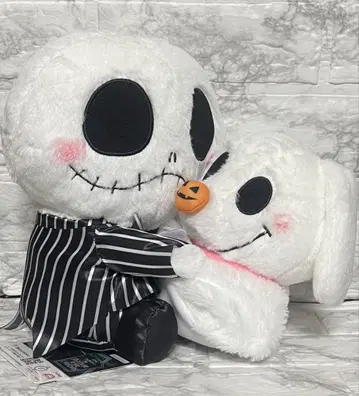 나이트메어 비포 크리스마스 FukuFuku 페어 봉제 인형 잭 제로