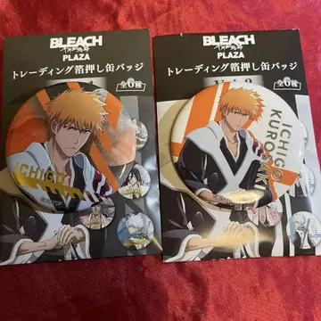 쿠로사키 이치고 캔뱃지 금박 BLEACH PLAZA LOFT
