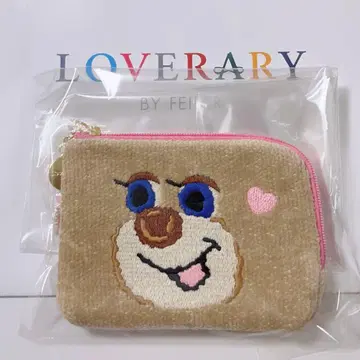 미사용 새상품 페이러 도업 테디 걸 L자 파우치