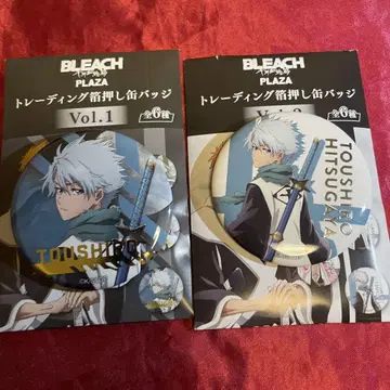 히즈카야 토시로 BLEACH PLAZA LOFT 캔뱃지 금박