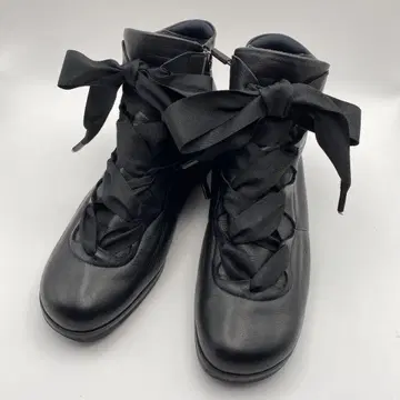 KOBE SABRINA 가죽 숏부츠 23.5cm 3E 블랙