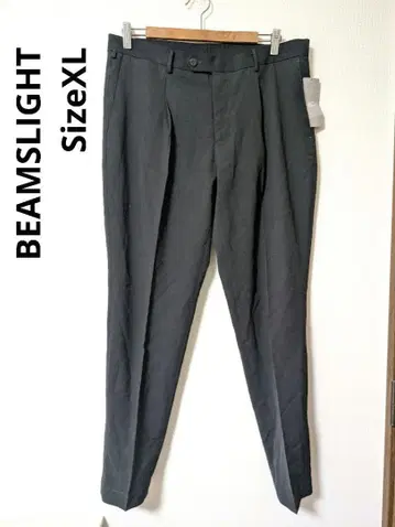 미사용품 택 포함 BEAMSLIGHTS 슬랙스 다크 그레이 XL