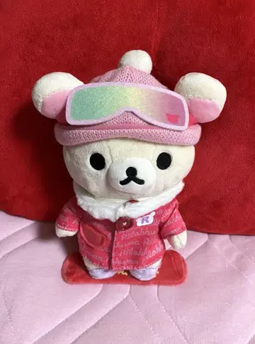 리락쿠마 봉제 인형 삿포로 5주년 스토어 한정판 코리락쿠마 스노우보드
