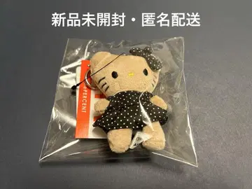 새상품 me %로리즈팜 헬로키티 키링 블랙 도트