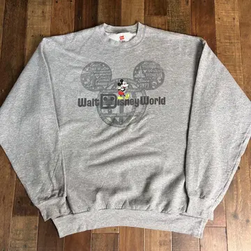 90s 헤인즈 디즈니 미키마우스 L 사이즈 그레이 맨투맨