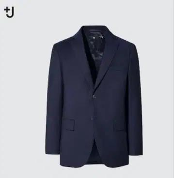 유니클로 +J 울 테일러드 자켓 네이비 S