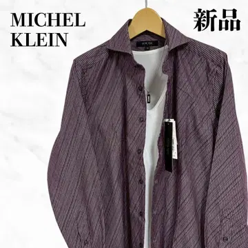 MICHEL KLEIN HOMME 올 패턴 긴팔 셔츠 상의 고급스러움