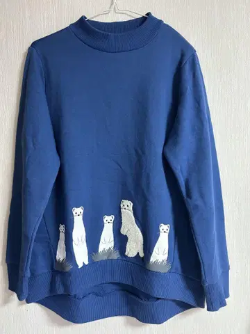 오코조 블루 하이넥 트레이너