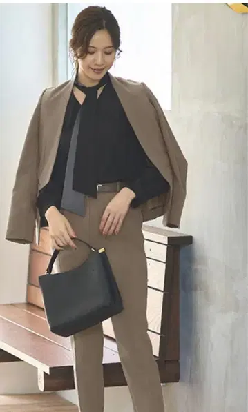 RUIRUE BOUTIQUE 수트 13호 L 모카 브라운