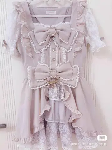 LIZ LISA 프론트 카슈쿨 BIG 리본 셋업