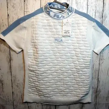 1 FILA 여성용 골프 셔츠 L 화이트