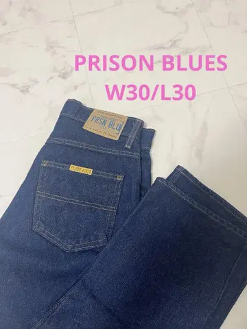 다크 네이비 새상품급 프리즌 블루스 usa 제 데님 W30 / L30