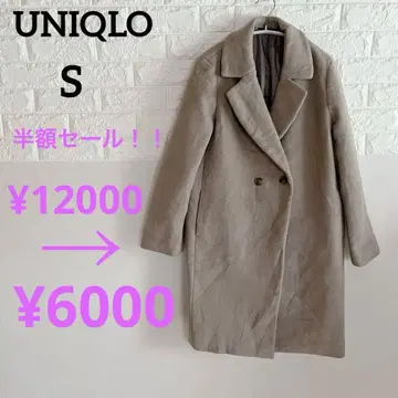 UNIQLO [ S ] 유니클로 베이지 체스터 코트