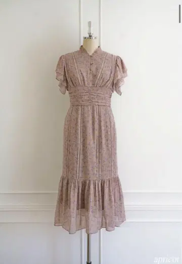 Muguet printed Romantic Dress