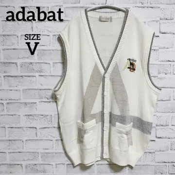 [ adabat ] 아다바트 일본제 골프 니트 베스트