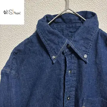 오어슬로우 데님 셔츠