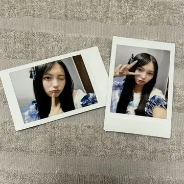 키리하라 미즈키 폴라로이드 사진 2장 세트