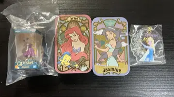 디즈니 캡슐 시리즈 묶음 판매 라푼젤, 아리엘, 재스민, 엘사