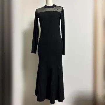 MICOAMERI 미 롱 원피스 블랙 원피스 프리 사이즈