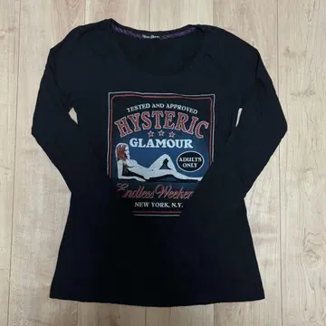 hysteric glamour 긴팔 티셔츠