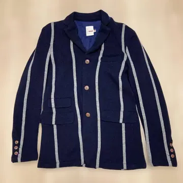dip ltd 스트라이프 패턴 니트 자켓 M 사이즈