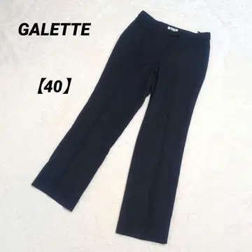 [새상품급] GALETTE 센터 프레스 팬츠 L 40 네이비 슬랙스