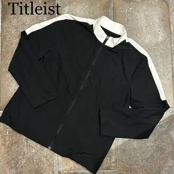 Titleist 나일론 집업 자켓 바람막이 블랙