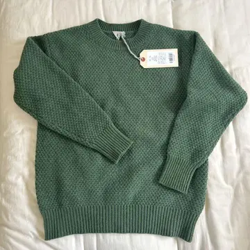 필 메란지 여성용 램스울 캐시미어 혼방 니트 그린