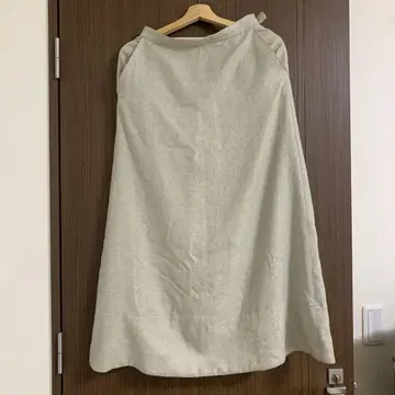 UNITED ARROWS GREEN LABEL 베이지 롱 스커트