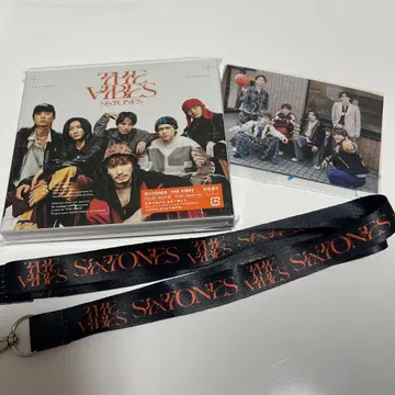 SixTONES THE VIBES 초회반 B의 CD와 구매 혜택 세트
