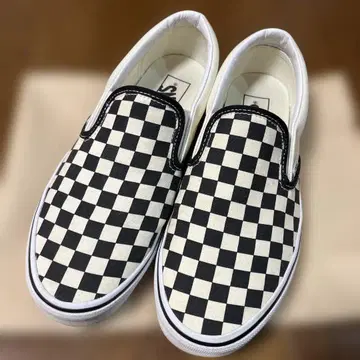 VANS 반스 슬립온 체커 패턴 26.5cm