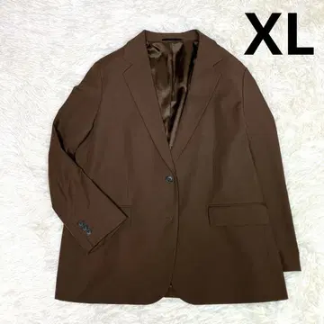 컨디션 최상 빅 XL 유니클로 여성용 릴랙스 테일러드 자켓 브라운
