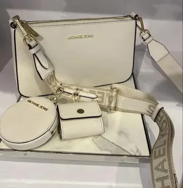 MICHAEL KORS 화이트 숄더백