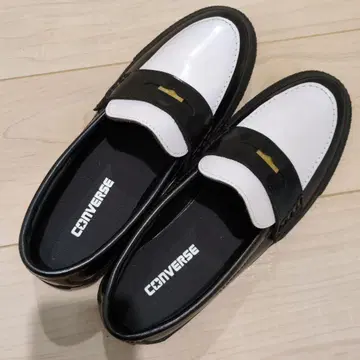 CONVERSE 로퍼 블랙/화이트