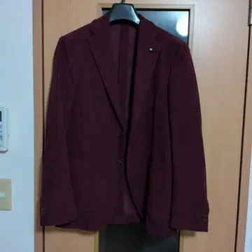 TOMMY HILFIGER 테일러드 자켓 46 버건디