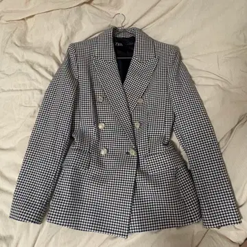 ZARA 체크 무늬 테일러드 자켓 최종 가격 인하