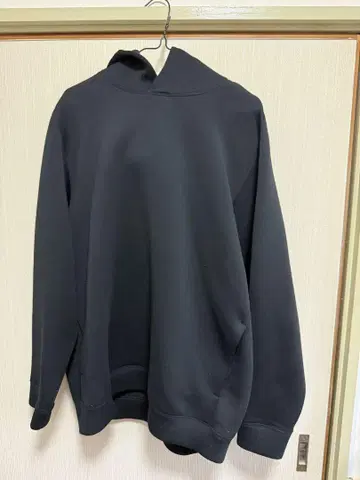 UNIQLO XL 남성용 드라이 후드 맨투맨 블랙