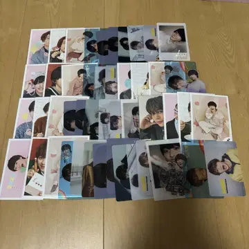 나니와단시 미니 사진 클리어 카드 트레이딩 카드