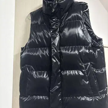 블랙 다운 베스트 S 사이즈