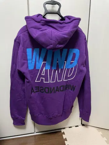 미착용 wind and sea 후드티 S사이즈