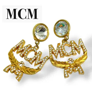 [컨디션 최상] MCM 골드 액세서리 라인톤 빅 귀찌