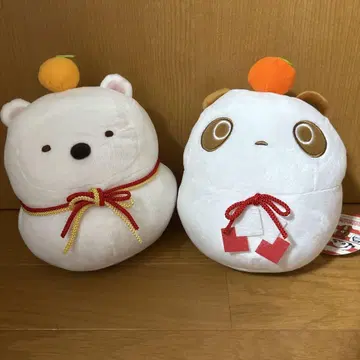산엑스 스미코구라시 타레판다 모찌모찌 카가미모찌 봉제 인형 설날