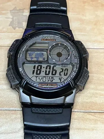 CASIO Balaram 디지털 시계 블랙
