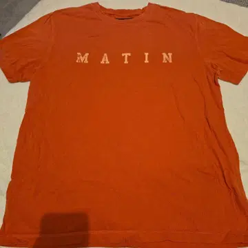 Matin Kim 오렌지 T셔츠 XL