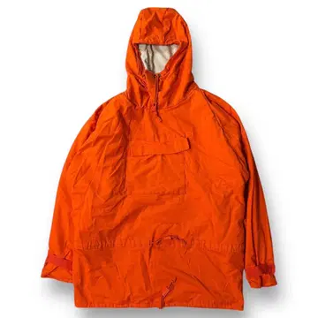 90s 독일군 실물 오렌지 아노락 후드티 밀리터리 빈티지