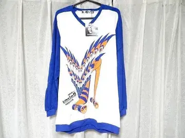 80년대 빈티지 일본제 칸사이 야마모토 혼다 하밍 바이크 긴팔 T셔츠