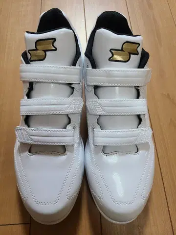 새상품, 미사용 SSK 야구 스파이크 금장 장식 28cm