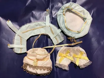 무속성 봉제 인형 의류 10cm 성가대 핑크 블루 2세트 옷
